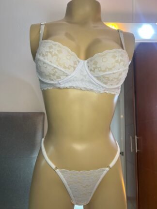 Set varilla encaje blanco